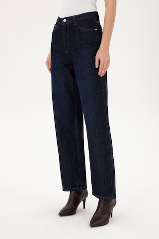 U.S. Polo Assn. Kadın Koyu Mavi Flare High Waist Fit Jean Pantolon 50297485-DN0023