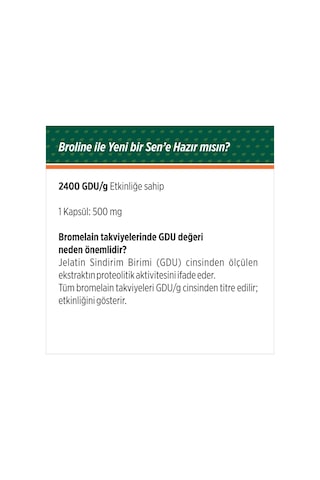 Hepaline 30 Tablet Ve Broline 30 Kapsül