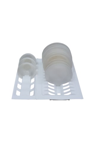 Çekmece Içi Tabaklık Ve Kaselik Düzenleyici Beyaz Yandan 3cm, Boydan 6cm Kesilebilir 44x48 Cm Beyaz