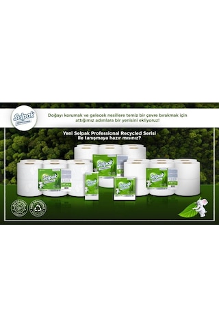 Selpak Professional Recycled Jumbo Tuvalet Kağıdı 12'li