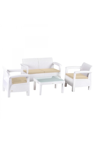 Holiday Toscana Balkon Takımı Beyaz