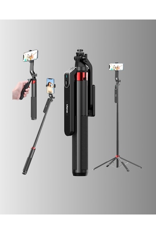 Tripodlu Telefon Tutucu, Canlı Yayın Ve Fotoğraf İçin