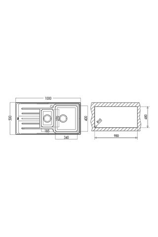Teka Vitae 60 B Paslanmaz Çelik Eviye - 40108800