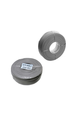 250M Güvenlik Kamera Cctv Kablosu 4+1 Cctv 0.22Mm - 250 Metre