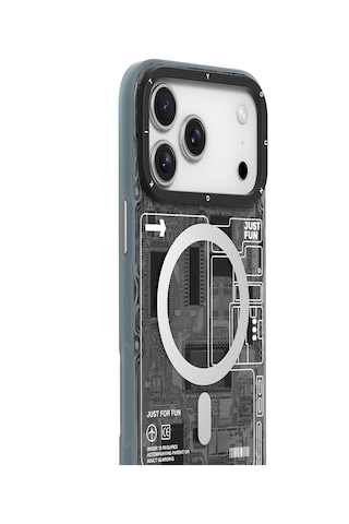 Apple Uyumlu iPhone 17 Pro Max Kılıf M-safeli Kamera Denetim Butonlu Youngkit Technology Seri Kapak Siyah Siyah