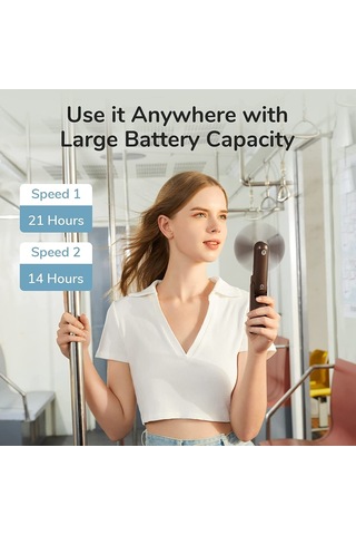 Fıy Taşınabilir Fan 2000 Mah El 3'ü 1 Arada Mini Fan Usb Şarj