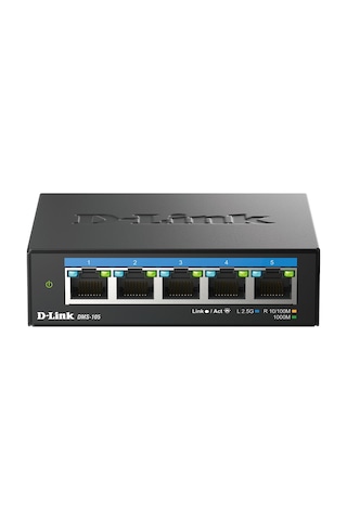 D-link Dms-105 5 Bağlantı Noktalı Çoklu Gigabit Yönetilmeyen Masaüstü Anahtarı