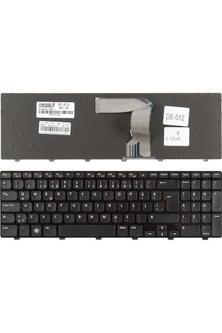 Dell Uyumlu Inspiron N5110-9712. N5110-9811 Notebook Klavye Siyah Tr
