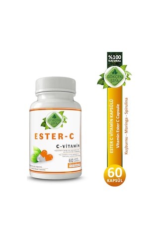 Gökçek Şifa Ester C (Ester C Vitamin Capsule) 60 Kapsül