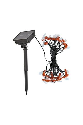 Solar Güneş Enerjili Bahçe Dekor Led Işık (30led-4mt) Su Geçirmez