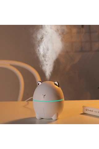 Leezsing Nemlendirici Usb Mini Ev Ofis Sessiz Led'ler 200ml Atomizer Led'ler Lamba