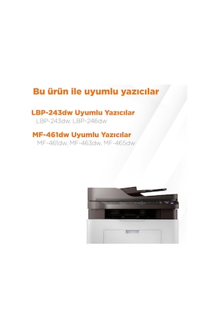 Canon İ-sensys Mf-463dw Uyumlu Toneri - Çipli 2'li Paket / Crg-070h