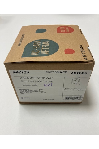 VitrA Loop R 7400680 Gri Kumanda Paneli Artema Ankastre Stop Valf Gri