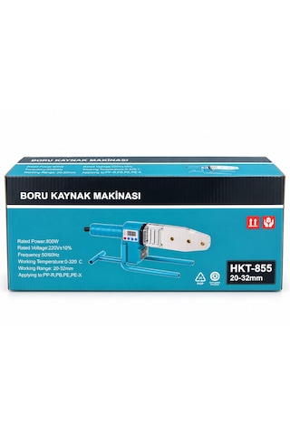 Haktaş Hkt-855 Pprc Boru Kaynak Makinası 20-32mm 800w
