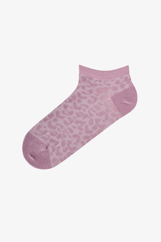 Penti Leopard Waves 3lü Patik Çorap Gül Kurusu