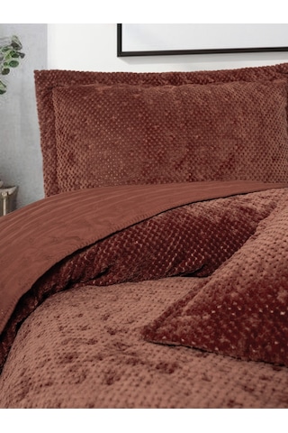 Cotton Box Softnest Çift Kişilik Yatak Örtüsü Boleta Kiremit Kiremit
