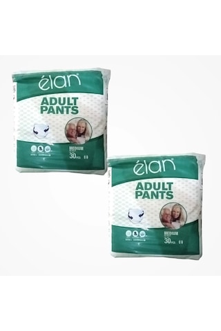 Elan Yetişkin Hasta Bezi Külotlu M Medium - 2 X 30'lu Paket 60 Adet M