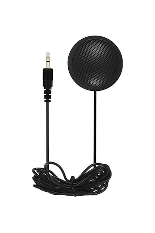 360 Derece Yönlü Masaüstü Mikrofon - 2m Kablo, Gürültü Önleyici, Video Konferans & Kayıt İçin