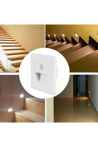 Cata Ct-5170b 1w Sensörlü Ledli Koridor Armatürü Beyaz Işık Beyaz