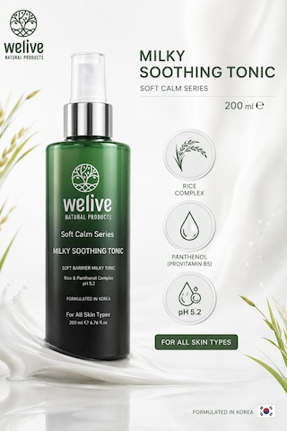 Welive Milky Soothing Tonic 200 Ml Nemlendirici Yüz Toniği Rice Complex & Panthenol