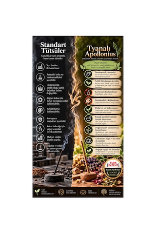 Tarçın Organik Tütsü Geri Akış/konik %100 Saf Bitkiden Beyaz - 844428986