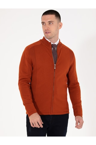 Pierre Cardin Erkek Bakır Hırka Triko 50263239-vr182 Bakır Çok Renkli
