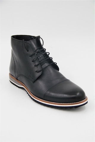 Luciano Bellini Be403 Erkek Casual Bot - Siyah-siyah