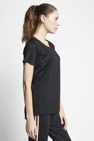 LESCON Siyah Kadın Kısa Kollu T-Shirt 23S-2204-23B Siyah