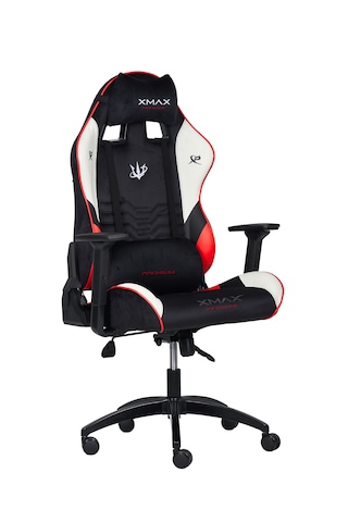 Xmax / Rio Balerion Kırmızı Siyah Kumaş Oyuncu Koltuğu / 100 Kg S