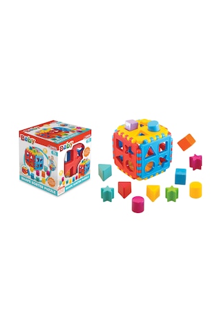 Dede Oyuncak Geometrik Şekilli Eğitici Bul Tak Küp Puzzle Dede Oyuncak Geometrik Şekilli Eğitici Bul Tak Küp Puzzle