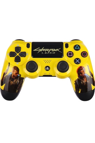 Dualshock 4 V2 Cyberpunk 2077 Zct2 Kablosuz Ps4 Oyun Kolu