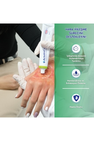 Actolind Yara Solüsyonu 1 L + Yara Jeli 50 ML + Woun-Vit Plus 60 Kapsül