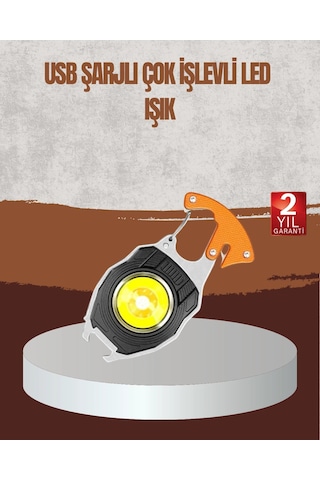 Taşınabilir Çok Amaçlı Led Işıklı Anahtarlık Çok Renkli