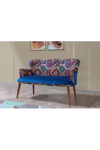 Bienvelle Mavi Çay Seti İkili Koltuk (Balkon, Salon, Cafe)