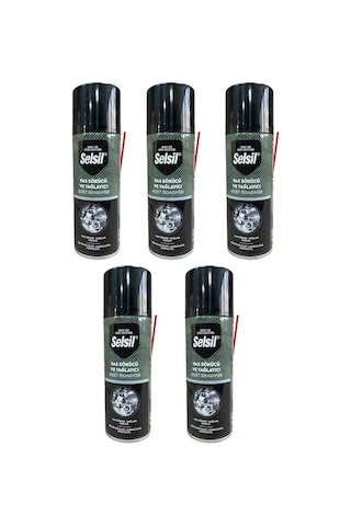 Selsil Pas Sökücü Ve Yağlayıcı 200 Ml X 5 Adet