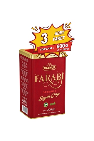 Organik Farabi Çayı 200 Gr. Üçlü Paket