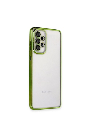 Samsung Galaxy Uyumlu. A33 5g Kılıf Razer Lensli Silikon - Yeşil