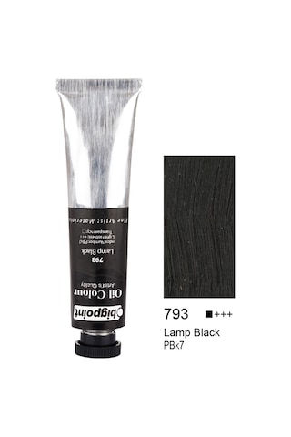 Bigpoint Yağlı Boya 45 Ml Lamp Black 793 X 6 Adet Diğer