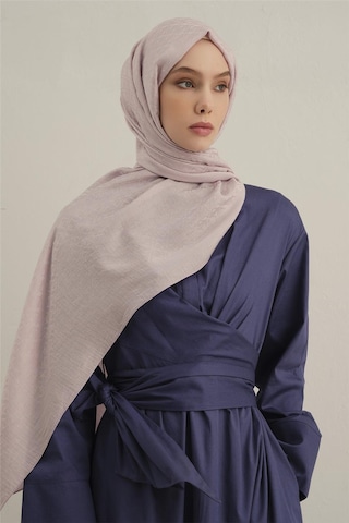 Armine Lyocell Naia Üçgen Monogram Şal 5 43 Pembe