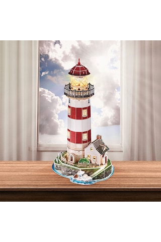 Deniz Feneri 3d Puzzle Led Işıklı L540h