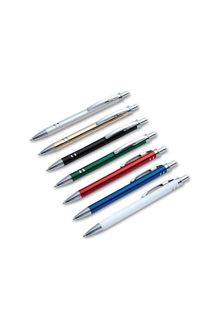 Özel Üretim Sunum Kalemi Yazı Aracı Kırtasiye Gereci Kurumsal Logolu 956 Metal Tükenmez Kalem Mavi