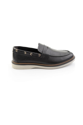 Siyah Hakiki Deri Erkek Loafer Ayakkabı E01698626003 Siyah