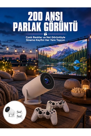 Full Hd 8 Gb Ayaklı Çift Kollu 4k Video Oyun Konsolu Taşınabilir Yeni Nesil