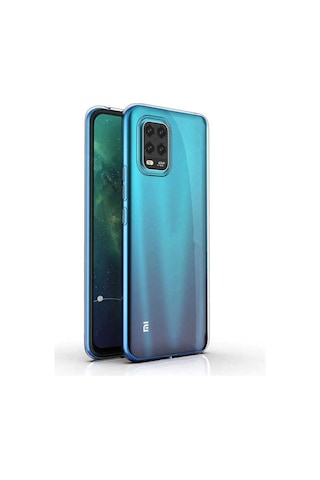 Xiaomi Mi 10 Lite Kılıf Zore Süper Silikon Kapak Renksiz