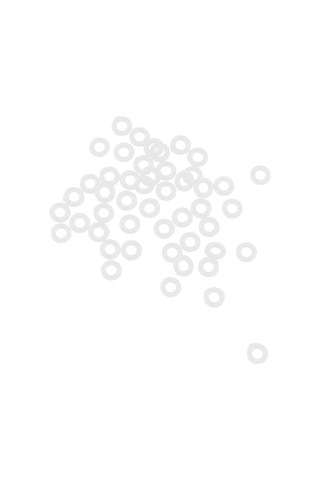 Homyl 100 Parça Beyaz Kauçuk Dart Kök Mil O-yüzükler