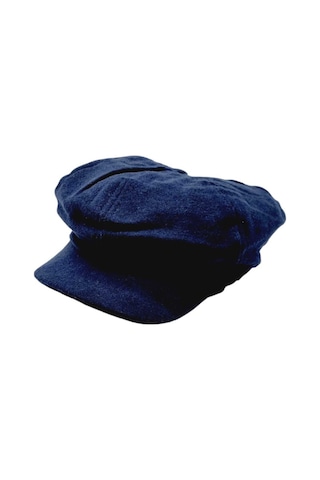 Uniquetrenders Kadın Arkadan Lastikli Kışlık Baretta Şapka Lacivert