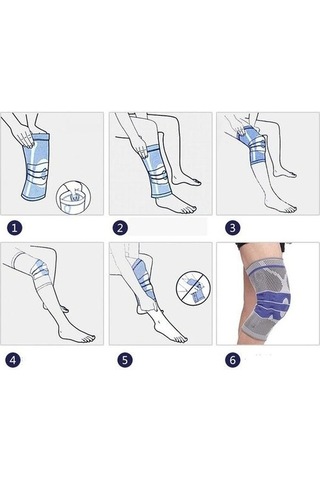 Didadodo 1 Adet Diz Basketbol Diz Pad Spor Güvenlik Futbol Voleybol Silikon Diz Brace Bant Diz Desteği Buzağı Koruma Yeşil, Silikon Korse İle Güçlendirilmiş Yeşil