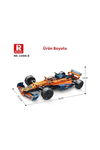 Reobrix Technic 11006-d Mclaren Formula F1 Araba Kumanda&motor Yaratıcı Yapı Blok Seti Building Blocks - 928 Parça