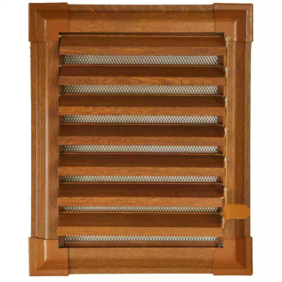 65 X 70 Alüminyum Ahşap Banyo Wc Havalandırma Panjuru