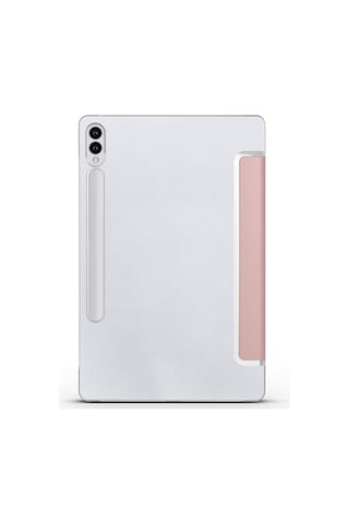 Butam Bilişim Galaxy Tab S9 Fe Plus Uyumlu Smart Cover Standlı 1-1 Kılıf-gold Tablet Kılıfı